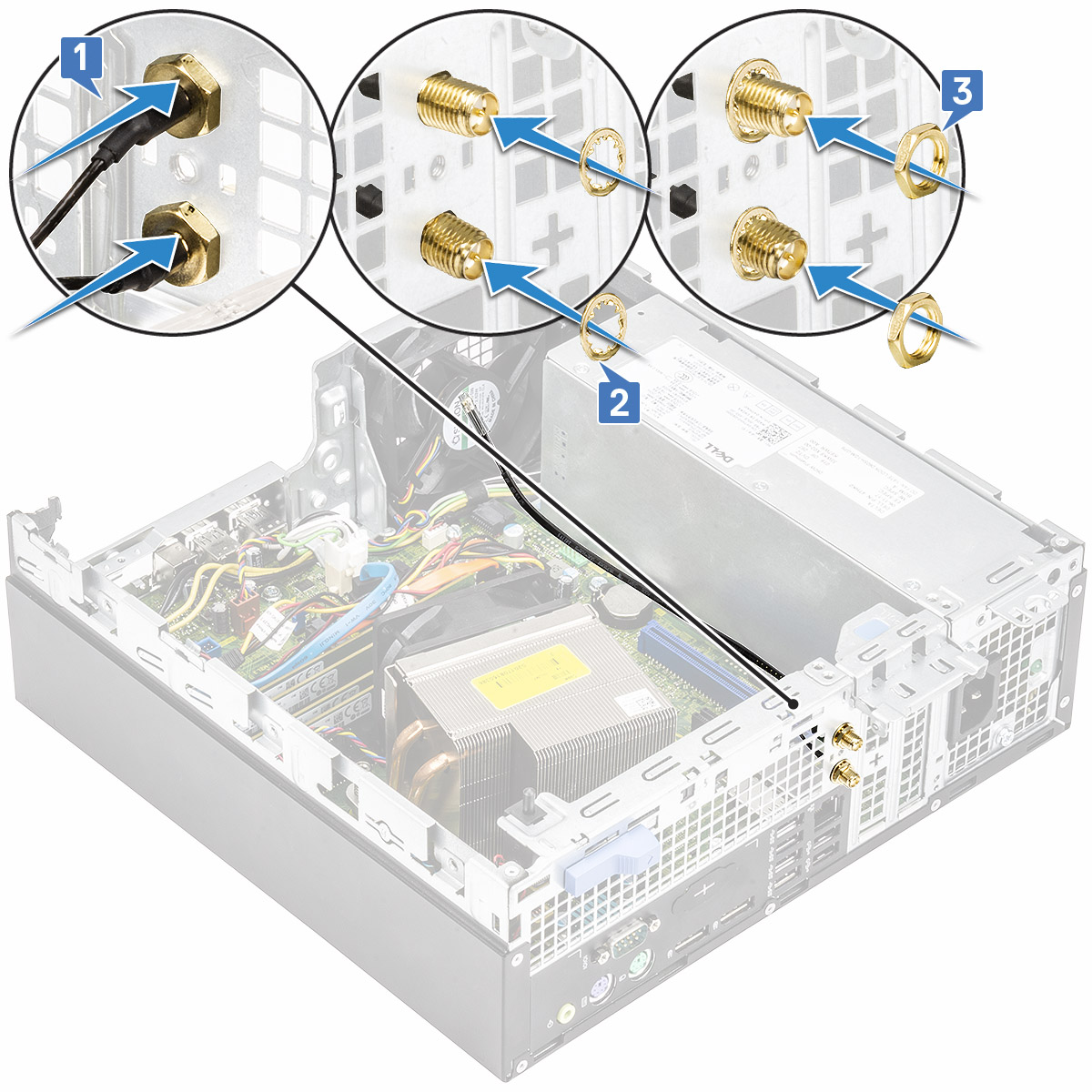 Dell Optiplex 3060/5060/7060 SFF 1TB NVMe M.2 SSD